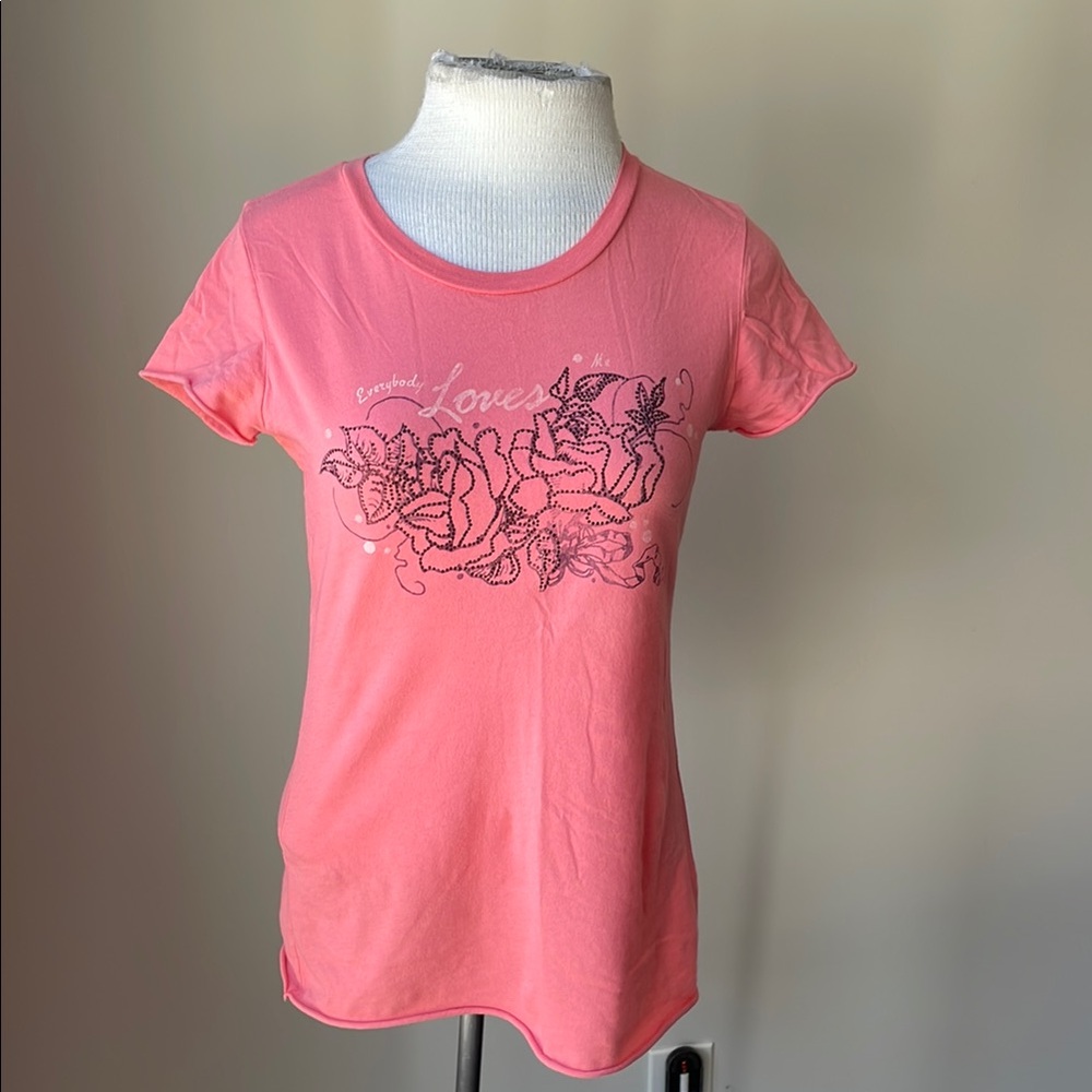 Pink Short Sleeve Tee for Everyday Comfort